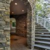 Close-Up Masonry of Glendale Real Stone Veneer Turret