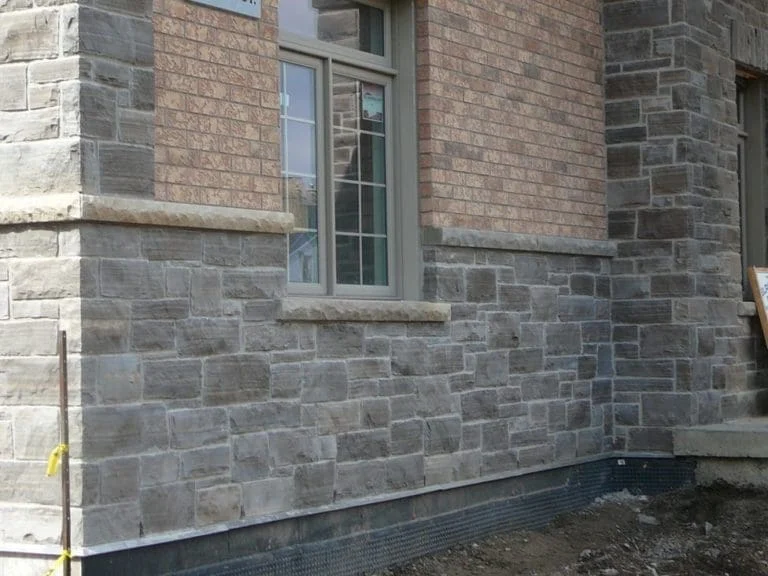 Jodeco Real Thin Stone Veneer Exterior Installation