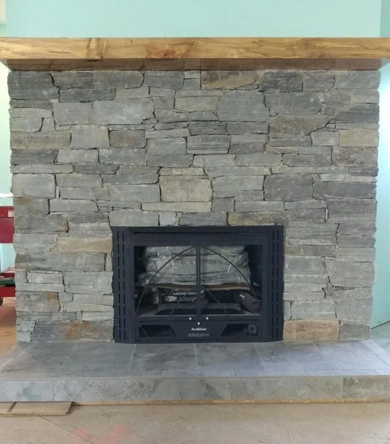 Sheffield Natural Ledgestone Thin Veneer Fireplace