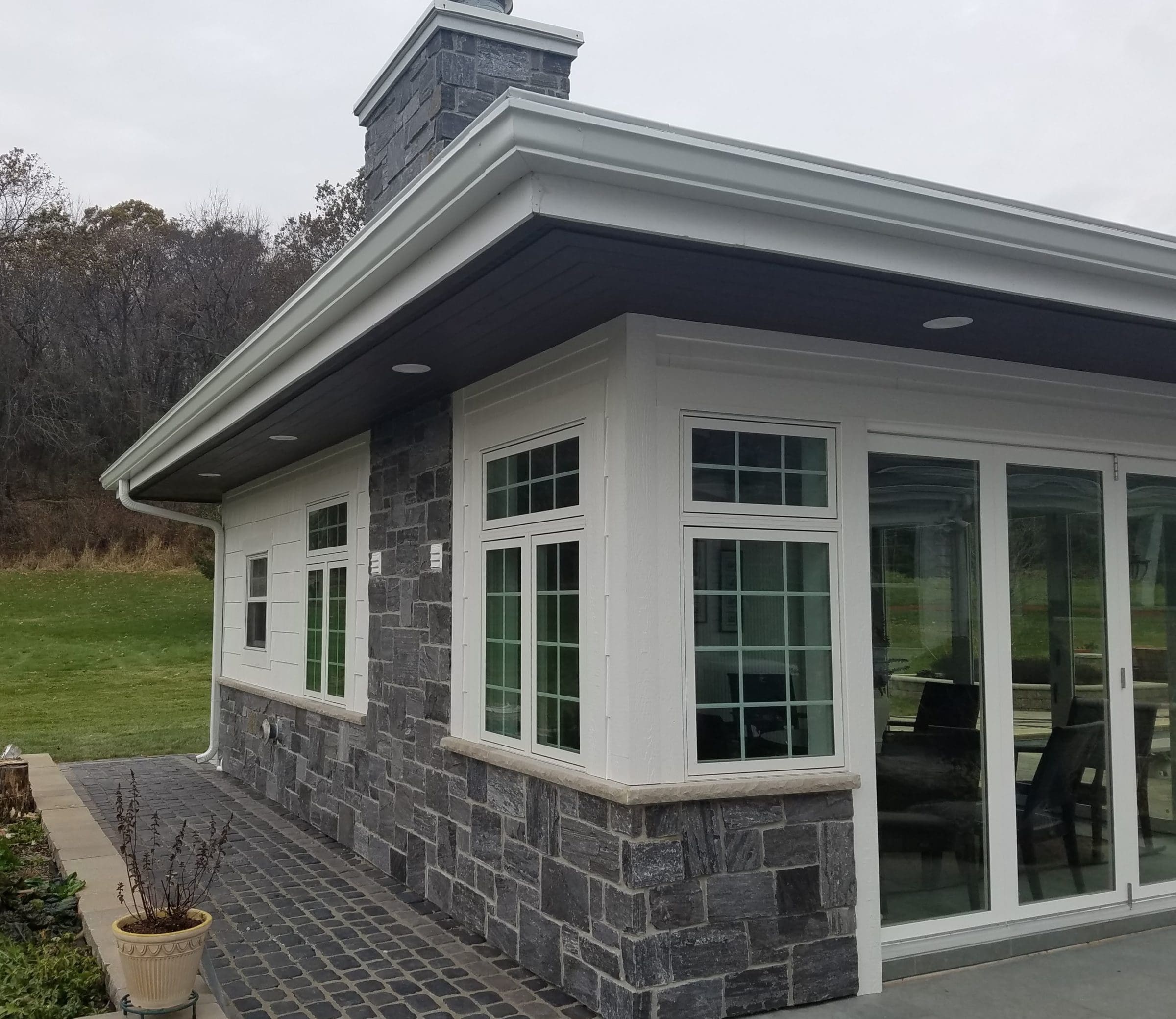 Bar Harbor Real Thin Stone Veneer Exterior