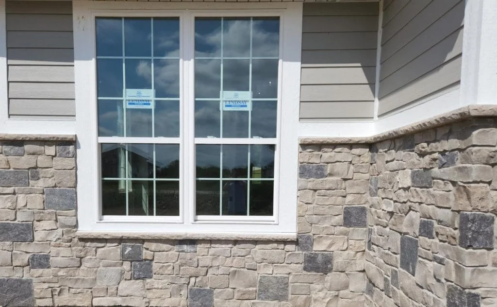 Thunder Bay Natural Thin Stone Veneer Exterior Wainscoting