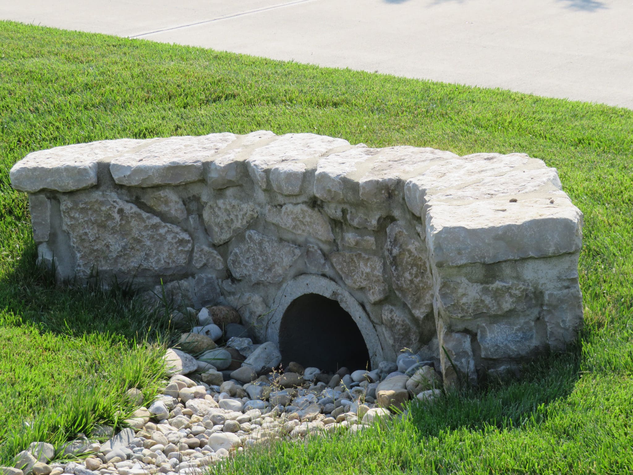 Chateau Real Thin Stone Veneer Landscaping Culvert