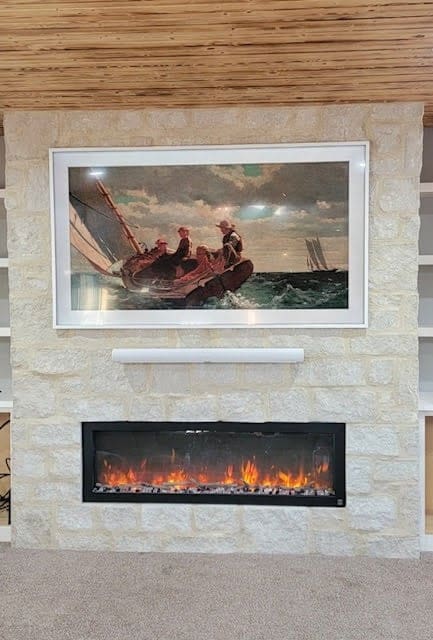 Draper Natural Thin Stone Veneer Fireplace