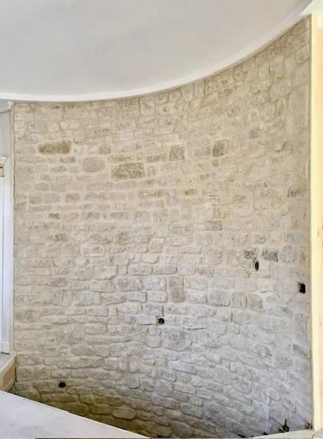 Wind Point Real Stone Veneer Interior Wall