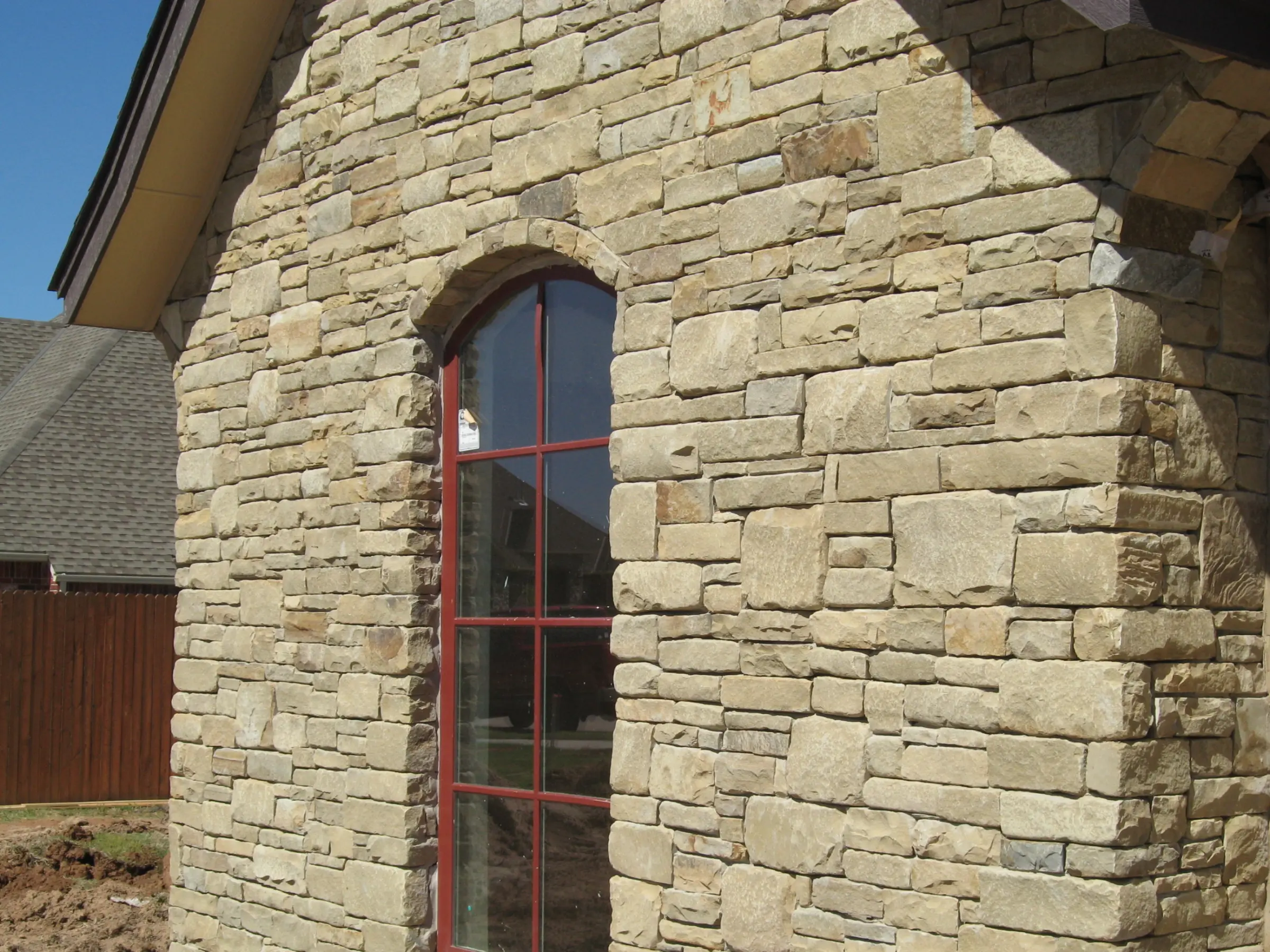 Venetian Real Thin Stone Veneer Drystack Exterior