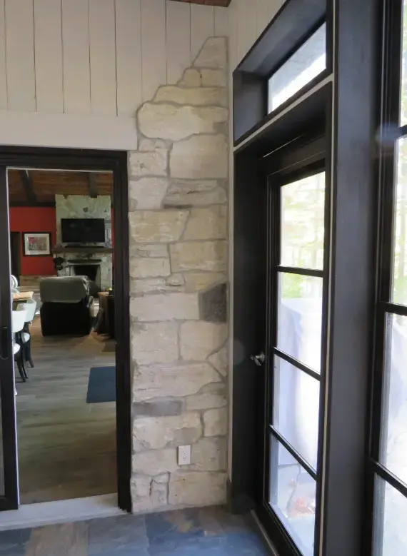 Door County Fieldstone Natural Stone Veneer Interior Masonry