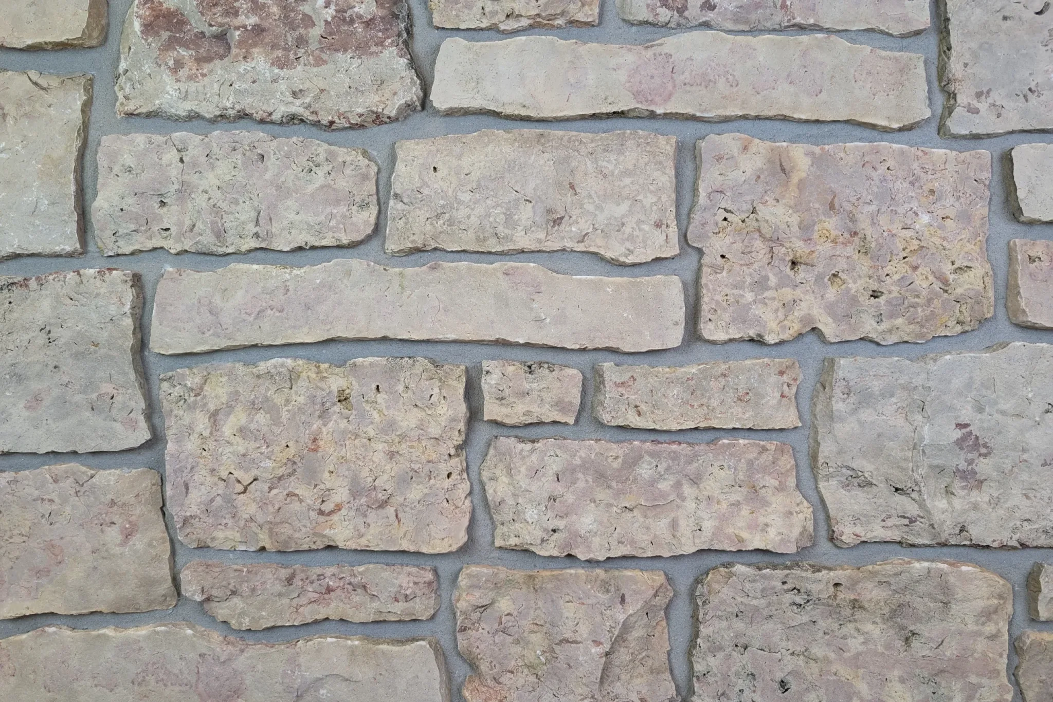 Door County Cherry Real Thin Stone Veneer