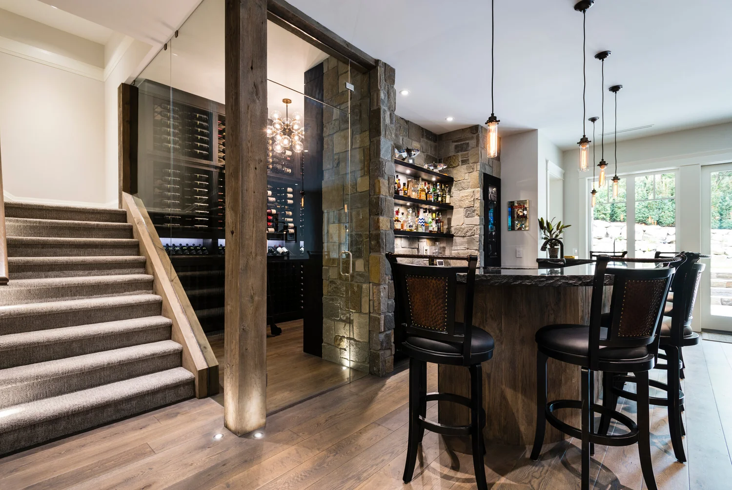 Falmouth Real Thin Stone Veneer Bar