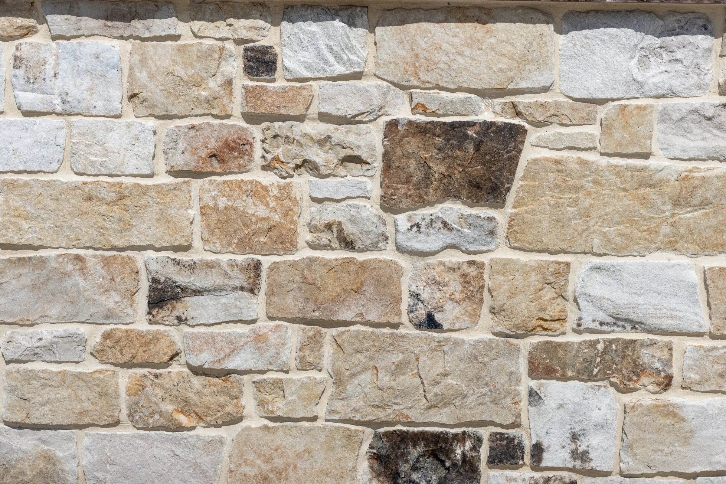 Wrightsville Real Thin Stone Veneer Exterior Wainscoting